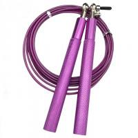 Скакалка скоростная алюминий 3,0 метра (фиолетовая) (E42307) Sportex SRP-334