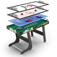 Игровой стол складной Unix Line Трансформер 4 в 1 (125х63 cм) GTMFU125X63CL