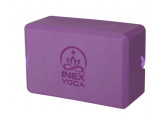 Блок для йоги Inex EVA Yoga Block YGBK-PR 23x15x10 см, фиолетовый