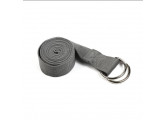 Ремень для йоги с металлическим карабином PRCTZ YOGA STRAP, серый PY7501