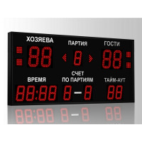 Табло для волейбола Импульс 715-D15x4-D11x9-S4-A2