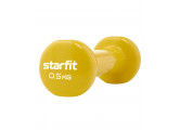Гантель виниловая 0,5 кг Star Fit DB-101 желтый