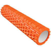 Ролик для йоги 61х14см Sportex ЭВА/АБС E29390 оранжевый