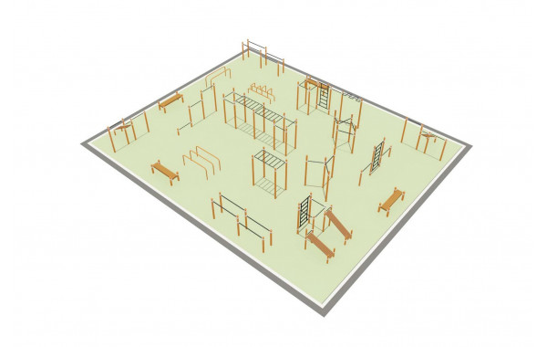Парковая площадка для Воркаут и WRK Spektr Sport 4_108mm 600_380