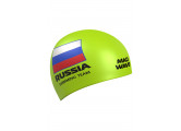 Силиконовая шапочка Mad Wave Swimming team M0558 18 0 10W Салатовый