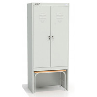 Шкаф для одежды Metall Zavod ШРК 22-800 ВСК 185х80х50см