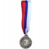 Медаль Sportex 3 место (d4,5 см, лента триколор в комплекте) F18528