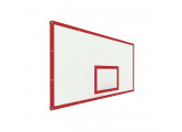Щит баскетбольный игровой 180х105 фанера на раме (разметка красная) Dinamika ZSO-002099