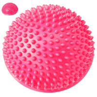 Полусфера массажная круглая надувная Sportex C33513-4 (розовый) (ПВХ) d-16 см
