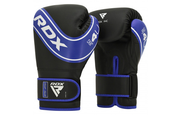Перчатки детские RDX JBG-4U-6oz синий\черный 600_380