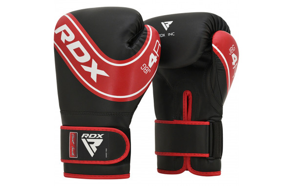 Перчатки детские RDX JBG-4R-6oz красный\черный 600_380