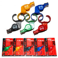 Свисток Sportex FOX 40 CMG пластиковый, с держателем F04483 цвета в ассортименте