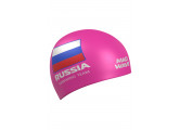Силиконовая шапочка Mad Wave Swimming team M0558 18 0 11W Розовый
