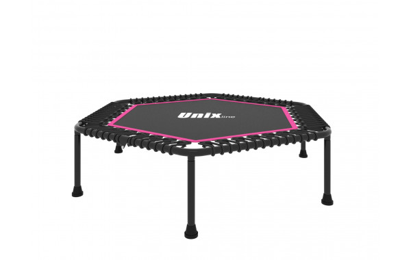 Батут Unix Line FITNESS Lite TR130FITWHP Pink (130 cm) 600_380