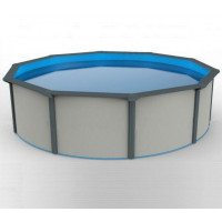 Морозоустойчивый бассейн PoolMagic White круглый 3.0x1.3 м Premium