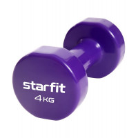 Гантель виниловая Core 4 кг Star Fit DB-101 фиолетовый
