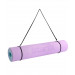 Коврик для йоги и фитнеса Star Fit FM-201, TPE, 183x61x0,6 см, фиолетовый пастель/синий пастель 75_75