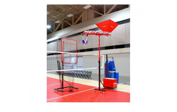 Тренажер для отработки удара в волейболе с автоматической подачей мячей Hercules 5349 600_380