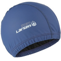 Шапочка плавательная Larsen Swim PU100 синий