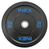 Бампированный диск 20кг Inex Hi-Temp TF-P4001-20 черный-синий
