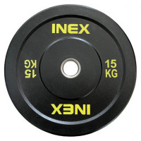 Бампированный диск 15кг Inex Hi-Temp TF-P4001-15 черный-желтый