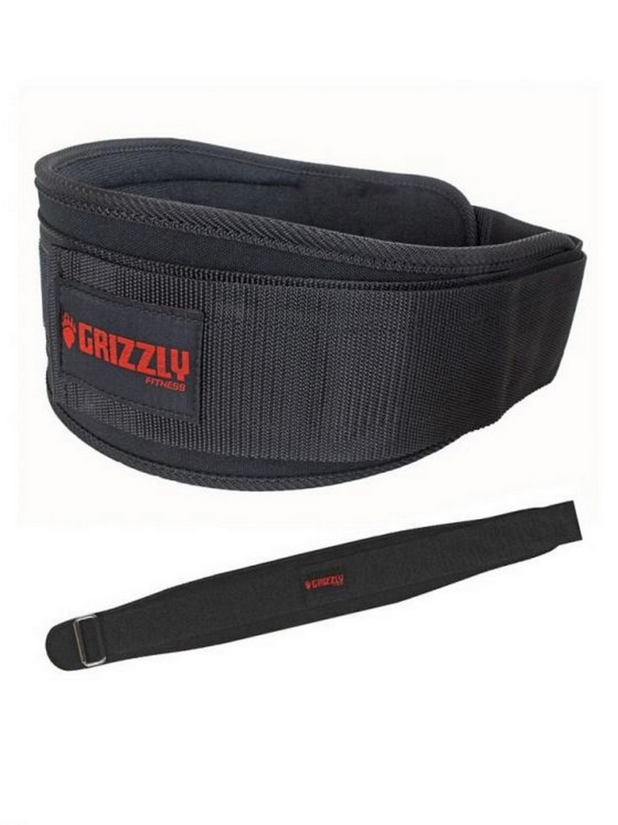 Атлетический пояс Grizzly Soflex Nylon Pro Weight Training Belt 8837-04 черный 899_1200