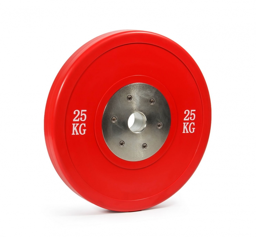 Диск соревновательный Stecter D50 мм 25 кг (красный) 2190 830_767