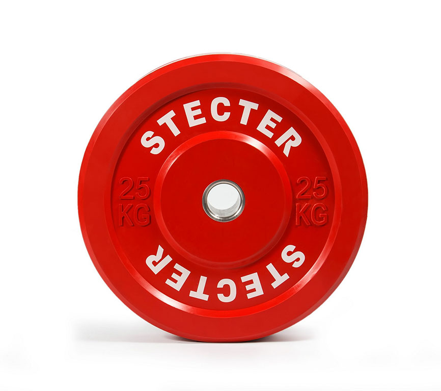 Диск тренировочный Stecter D50 мм 25 кг (красный) 2195 866_767