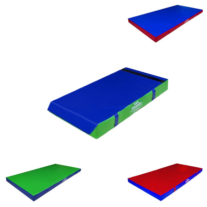 Мат гимнастический 100х50х10см винилискожа-велькро (холлослеп/холлофайбер) Dinamika ZSO-001327 800_800