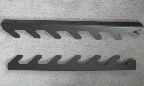 Кронштейны настенный YouSteel для 6-ми грифов с пластиком 468_281