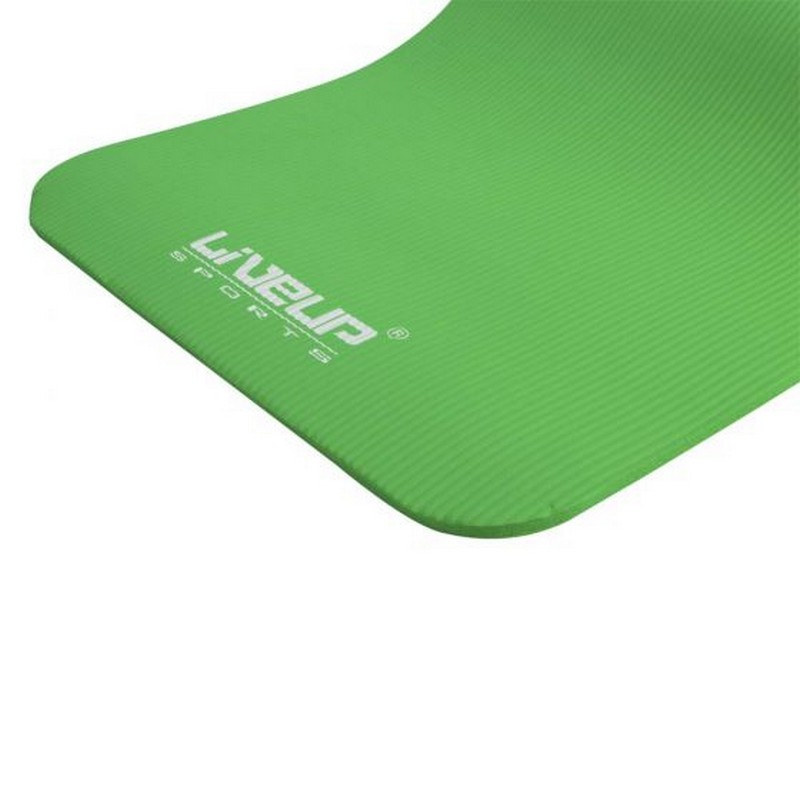 Коврик для йоги и пилатеса 180x60x1,2 см Liveup NBR Yoga Mat LS3257-GR зеленый 800_800