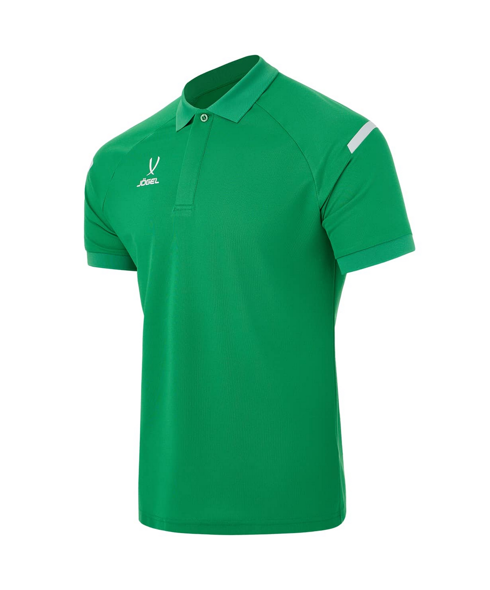 Поло Jogel CAMP 2 Poly Polo, зеленый\белый 1663_2000
