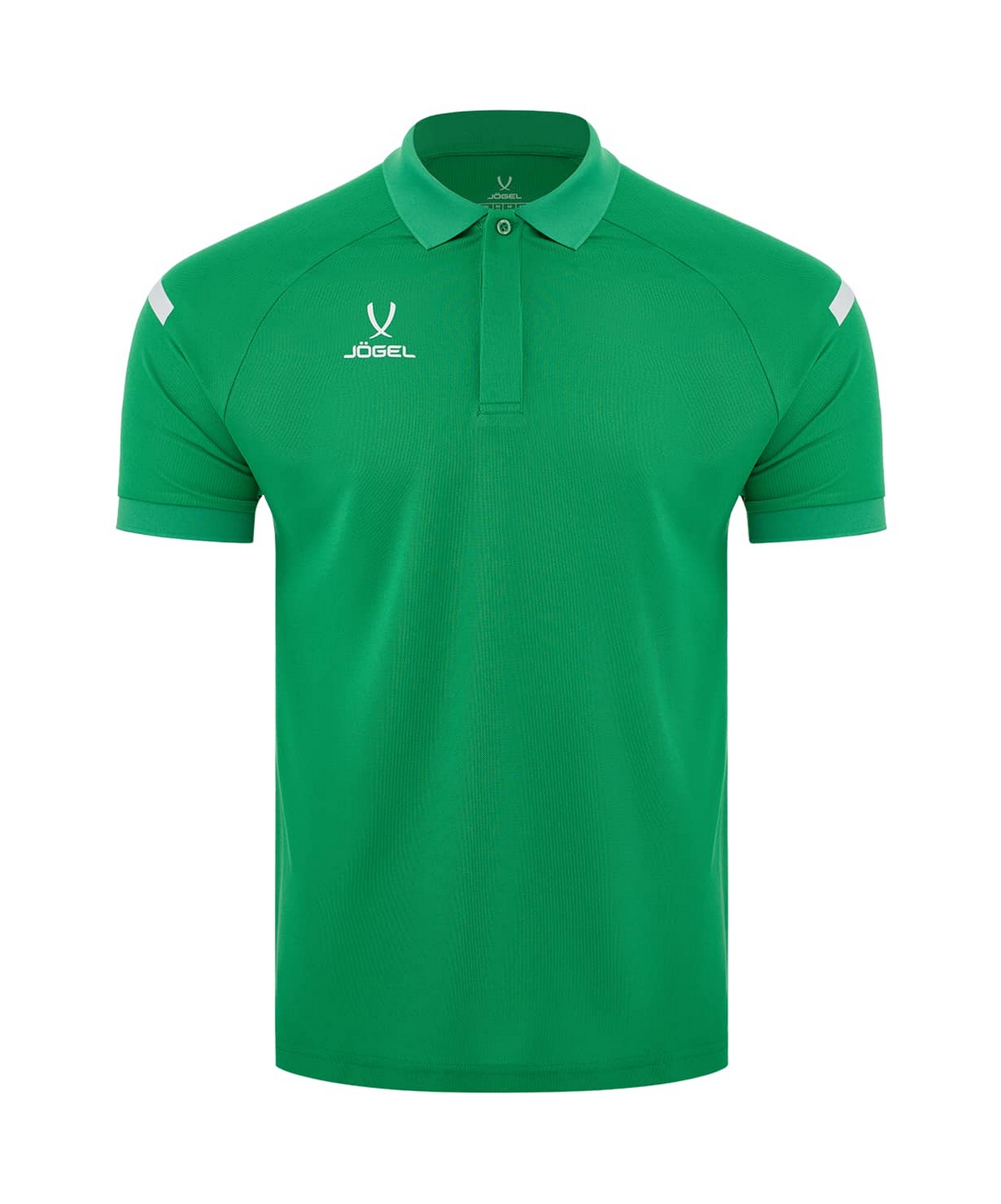 Поло Jogel CAMP 2 Poly Polo, зеленый\белый 1663_2000