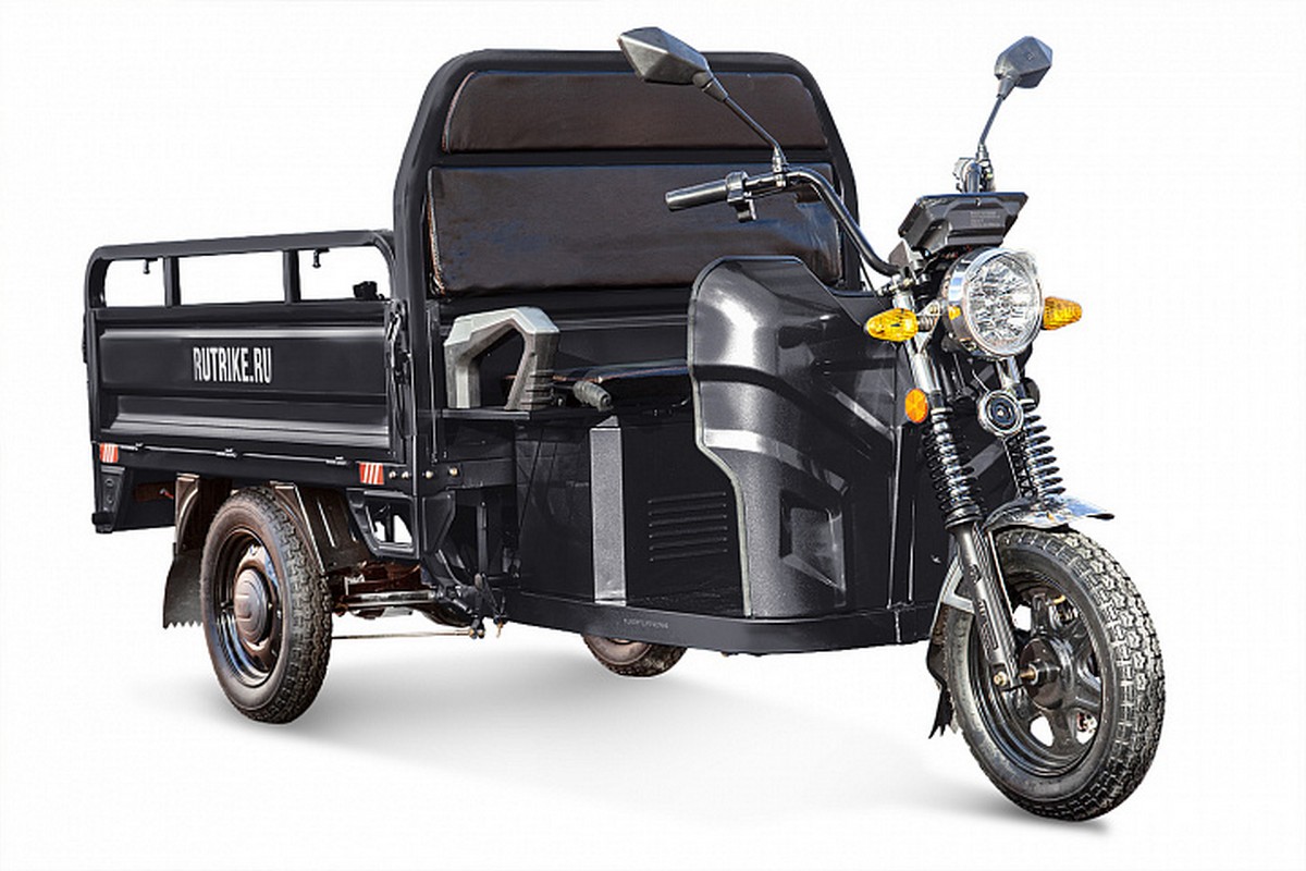 Грузовой электротрицикл RuTrike Мастер 1500 60V1000W 024452-2814 черный матовый 1200_800