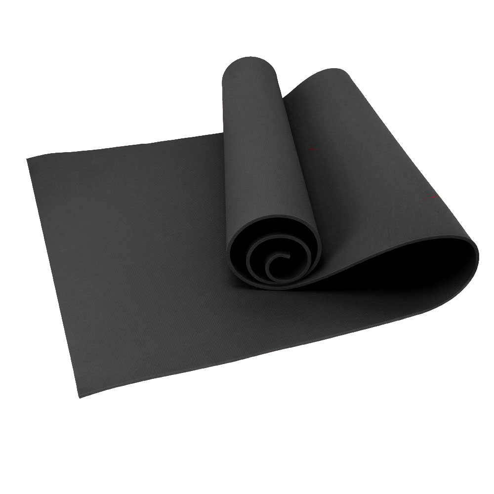 Коврик для йоги 173х61х0,5 см (черный) Sportex B32215 1000_1000