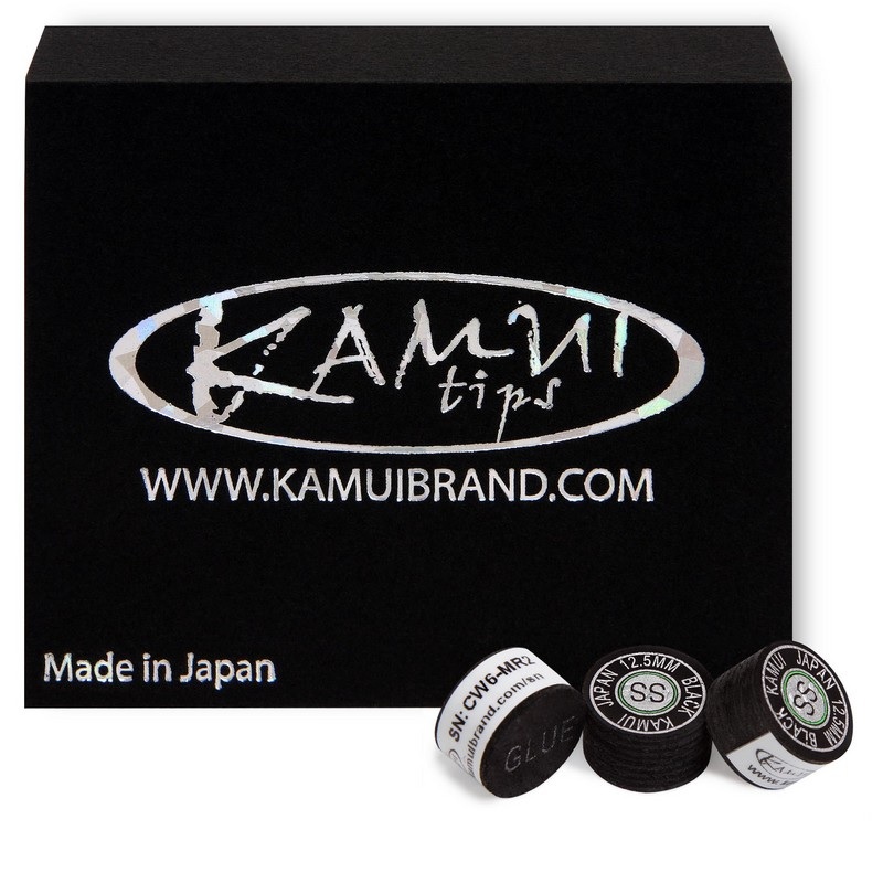 Наклейка для кия Kamui Black d12,5мм Super Soft 1шт 05344 800_800