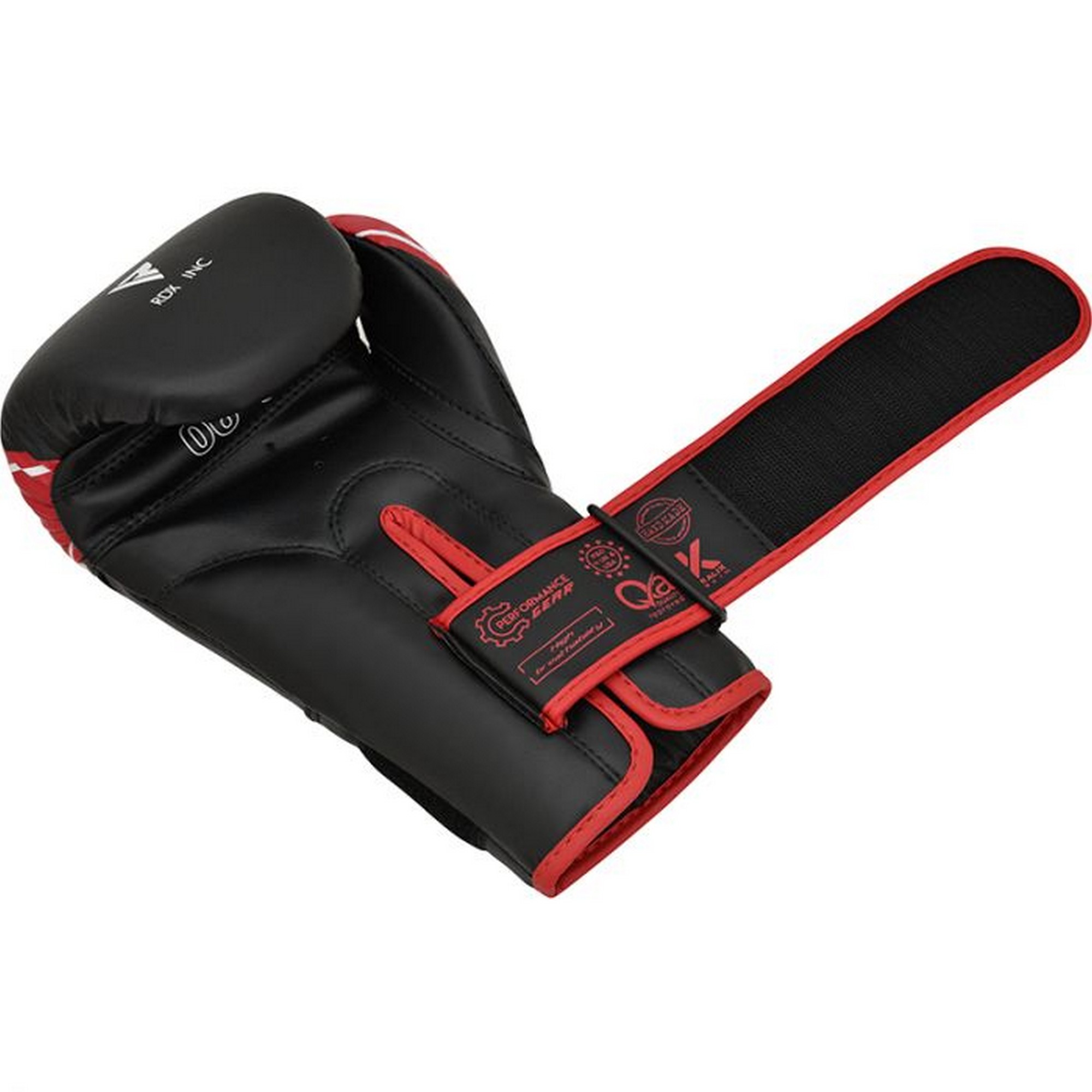 Перчатки детские RDX JBG-4R-6oz красный\черный 2000_2000