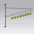 Наклонная рама с подвесными мячами VolleyPlay MS-19 120_120