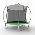 Батут с внутренней сеткой, диаметр 8ft Evo Jump EVO JUMP Lite 8ft (Green) зеленый 120_120