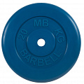 Диск обрезиненный d26мм MB Barbell MB-PltC26-20 20 кг синий 120_120