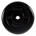 Диск обрезиненный d26мм MB Barbell MB-AtletB26-10 10кг черный 120_120