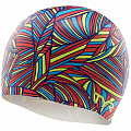 Шапочка для плавания TYR Prism Silicone Swim Cap LCSPRM-960 мультиколор 120_120